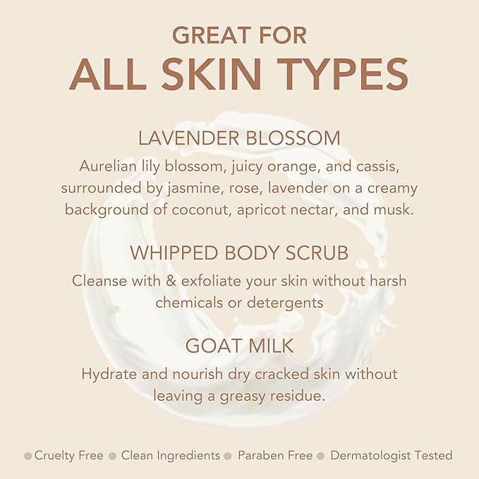 Dionis Goat Milk Skincare Lavender Scented Exfoliating