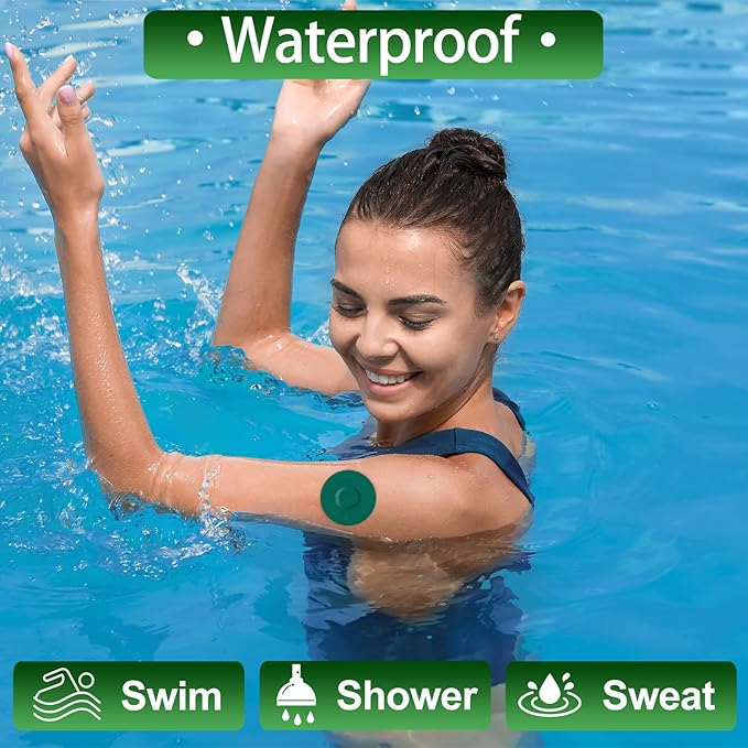 G7 Adhesive Patches Waterproof 20Pack G7 & Stelo Overpatch Flexible CGM Tape Non-Glue Central Full Cover Patches Hypoallergenic & Latex-Free Stelo Patch for 10-15 Days Long Stay, Sapphire