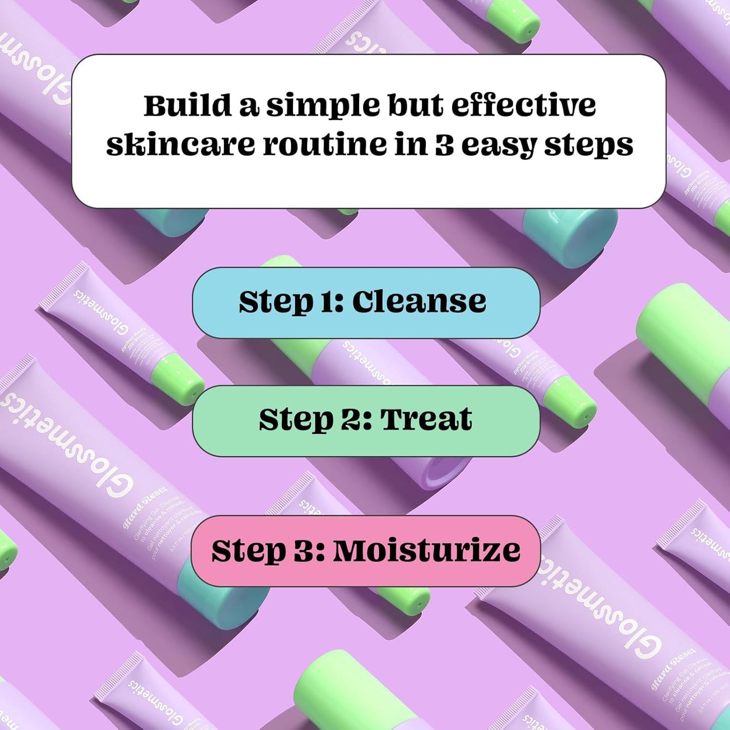 Glossmetics Balance & Purify Bundle - Teen Skin Care Kit for Sensitive Skin. Daily Boys & Girls Skincare Regimen, Starter Gift Set with Centella Asiatica For Hydrating Skin, Airplane-Friendly Sizes