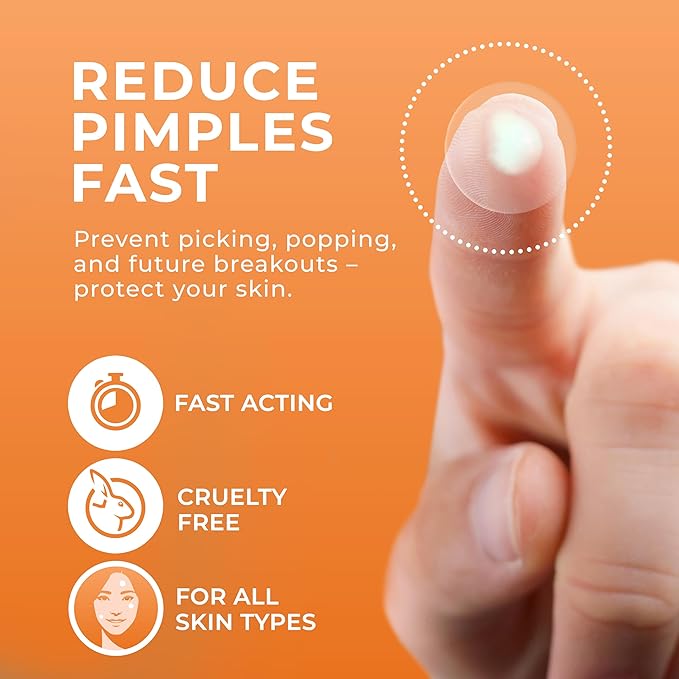 Acne Patches (120 Count) with Tea Tree Oil, Hydrocolloid Pimple Patches for Face - Zit Patch Acne Dots - Cystic Acne Patches Treatment - Pimple Patch with 3 Size Acne Stickers