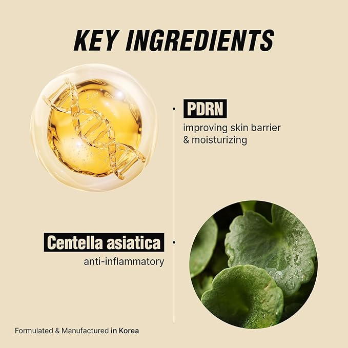 VIBANQUENTMANKA Lotion – Korean Moisturizer for Acne-Prone Skin, Barrier & Wrinkle Care with PDRN, Centella Asiatica & Salmon Extract, 30 mL / 1.01 fl. oz.