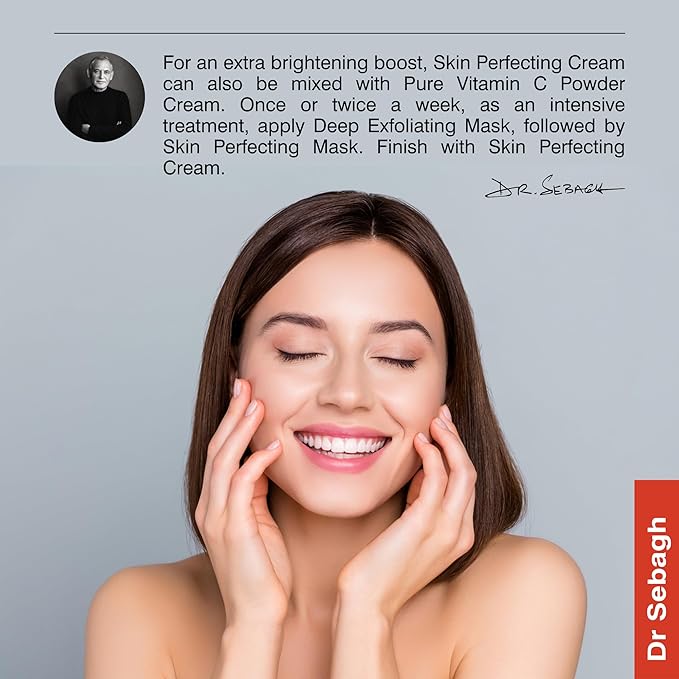 Skin Perfecting Cream (1.7 fl oz) | Formulated for Oily Skin | Lightweight Mattiyfing Water-Based Moisturizer For Sebum Control | Contains Vitamin B5 & Glycerin For Dermal Repair | Oil Free