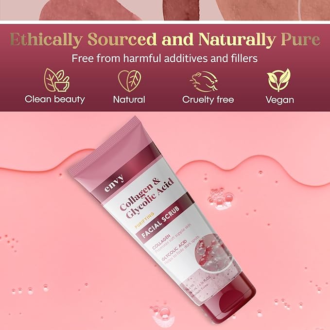 Envy Facial Scrub (Collagen & Glycolic Acid)