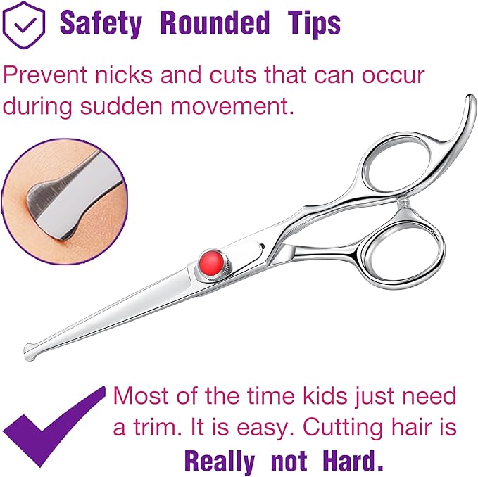 6" Kids Hair Cutting Scissors