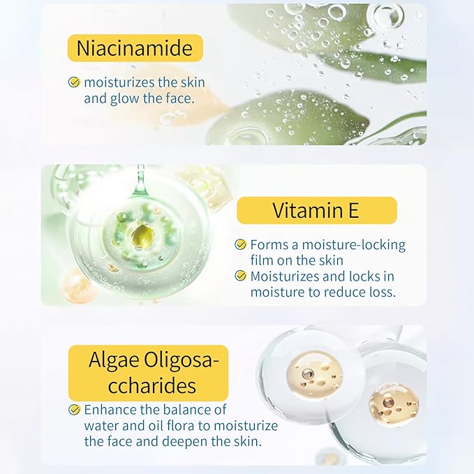 Centella Sorbet Cream with Vitamin B5 Niacinamide VE for Hydrating Soothing Face Moisturizer Sun Care Non Greasy Lightweight