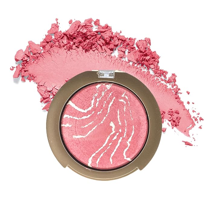 Baked Blush Powder, Natural Glow Blush Palette for Makeup #01