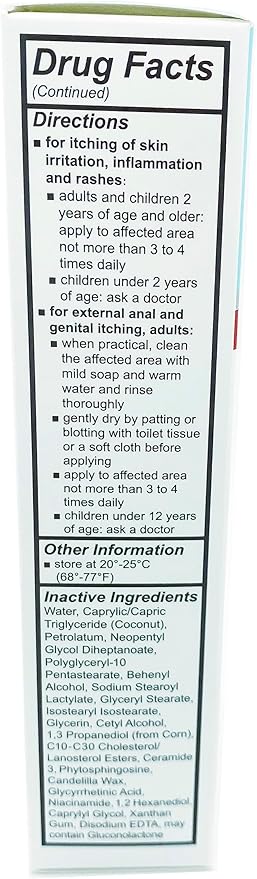 CLMD Hydrocortisone Barrier Cream – 1% Hydrocortisone for Eczema & Itch Relief – Soothes Dry, Cracked Skin, Restores Skin Barrier – Dermatologist Tested – 1.7 fl oz