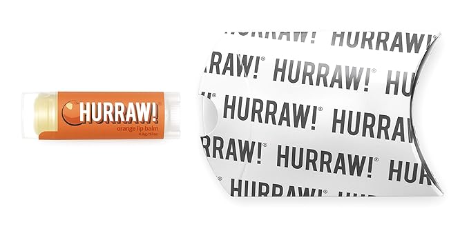 Hurraw! Orange Lip Balm: Organic, Certified