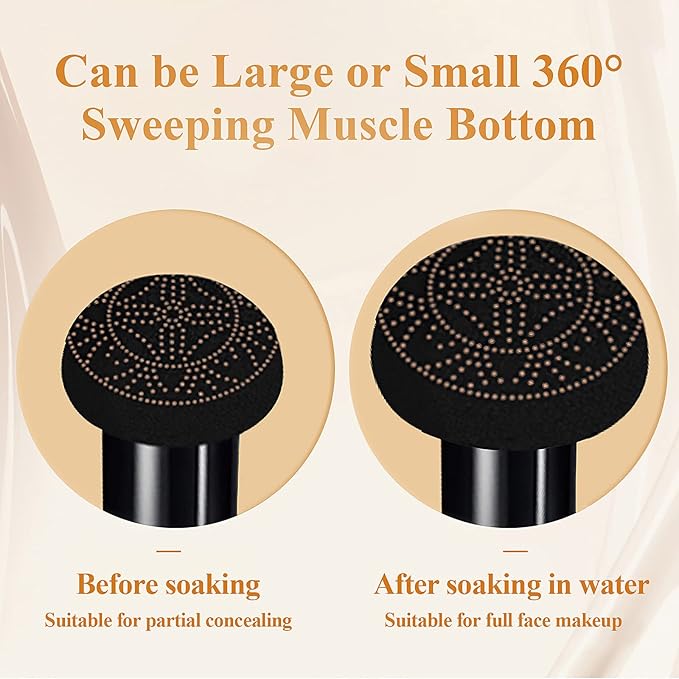 2 PCS Mushroom Head Air Cushion CC Cream Skin (Natural