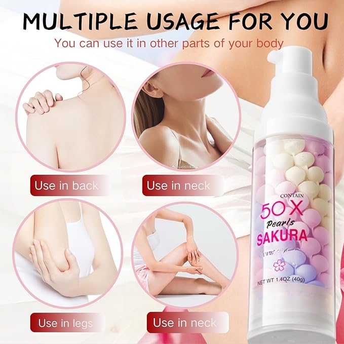 Sakura Skin Wh-ite-ning Cream Women Moisturizing - Da-rk Sp-ot Corrector Underarm Cream - Sk in Ble-aching Cream for Body Armpit Wh-ite-ning - Women Skin Lig-hte-n ing cream with Hyaluronic & Collagen