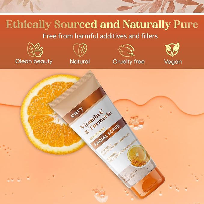 Envy Facial Scrub (Vitamin C & Turmeric)