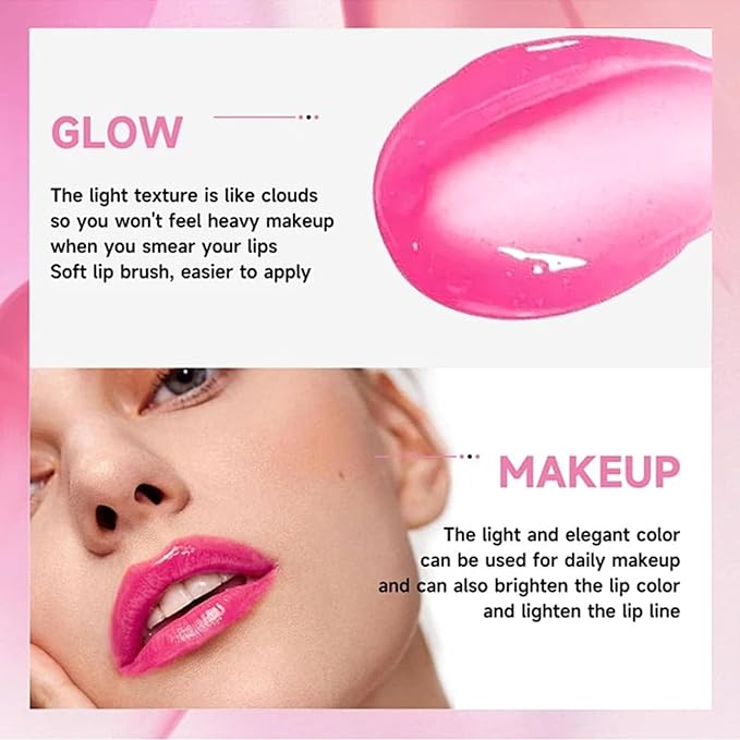 3 Colors Bossup Color Changing Lip Oil，Magic Color Lip