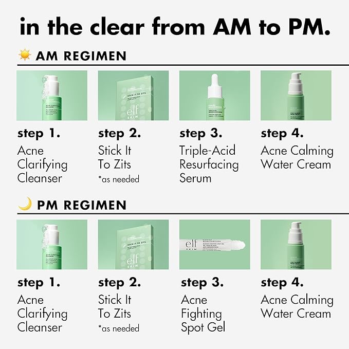 e.l.f. SKIN Blemish Breakthrough Stick It To Zits Pimple Patches, Helps Reduce The Look of Blemishes & Heal, Vegan & Cruelty-free, 36 Patches