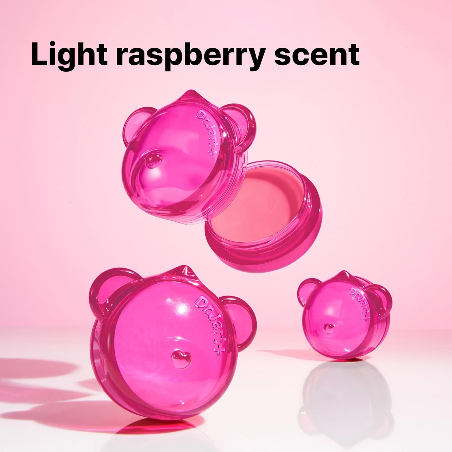 Dr. Jart+ Vital Hydra Solution Jelly Bear Korean Lip Mask with Hyaluronic Acid, Sheer Pink Tint and Light Raspberry Scent | Korean Skin Care, 0.67 Fl Oz