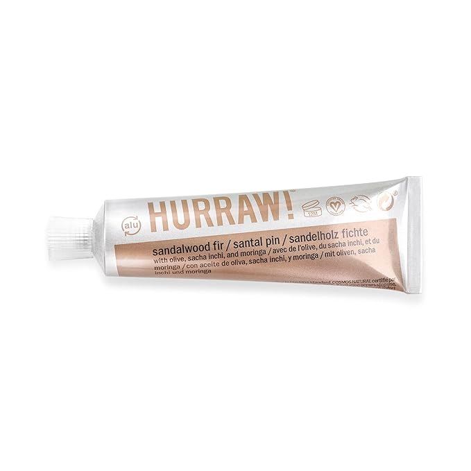 Hurraw! Balmtoo Squeezable Balm, Sandalwood Fir: Organic.