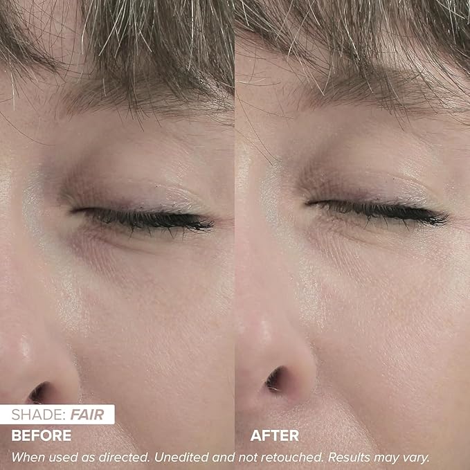 DRMTLGY Luminous Eye Corrector SPF 41, Under Eye Color Corrector for Dark Circles, Anti-Aging Tinted Eye Cream, Hydrating Eye Serum with Peach Undertone, Medium