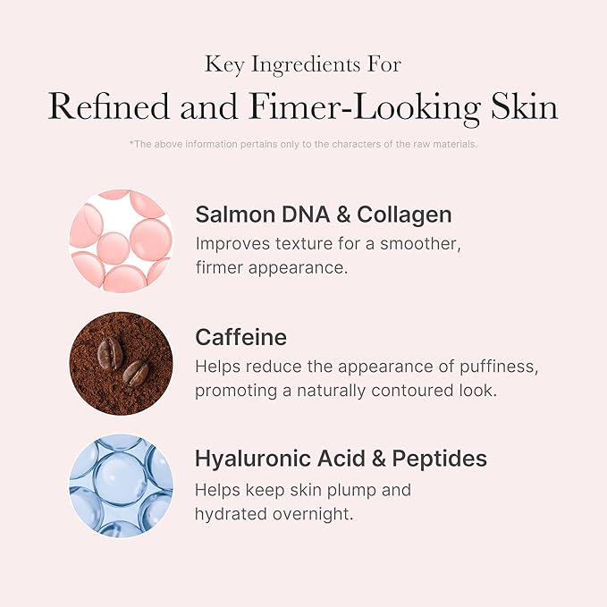 medicube PDRN Caffeine Overnight Wrapping Peel Off Facial Mask | Firming, Depuffing & Hydration | Salmon DNA + Caffeine + Collagen For Refined, Glass Skin & Face Contour Support | Korean Skin Care