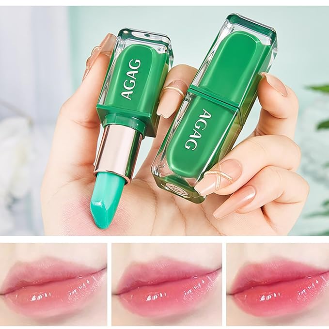 1Pcs Color Changing Aloe Vera Lipstick,