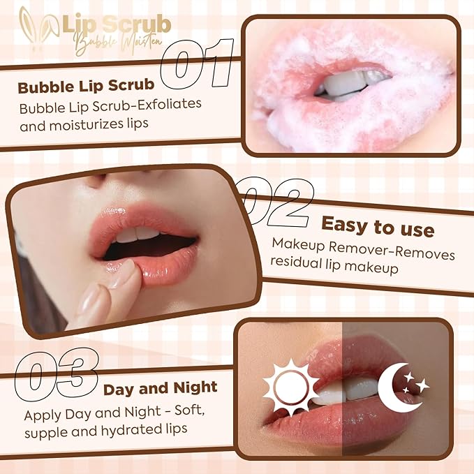 VIOLA HOUSE Lip Scrub, Bubble Lip