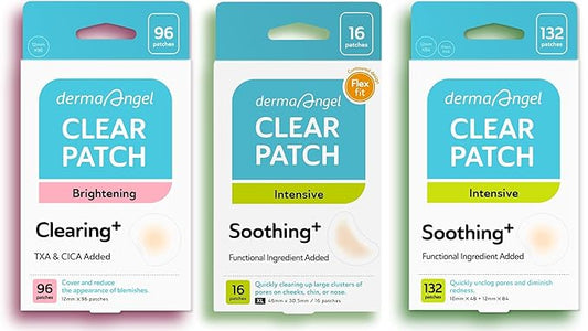 Ultimate Acne Care Bundle – Ultra Invisible Dark Spot Patches for Post Acne, Salicylic Acid Acne Patches for Cystic Acne, Large Pimple Patches for Nose, Chin, Forehead - Day & Night Use – Bundle