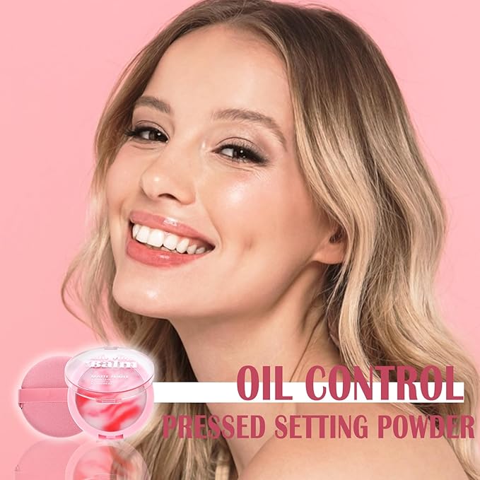 Oil Control Pressed Setting Powder, Matte Soft Jelly