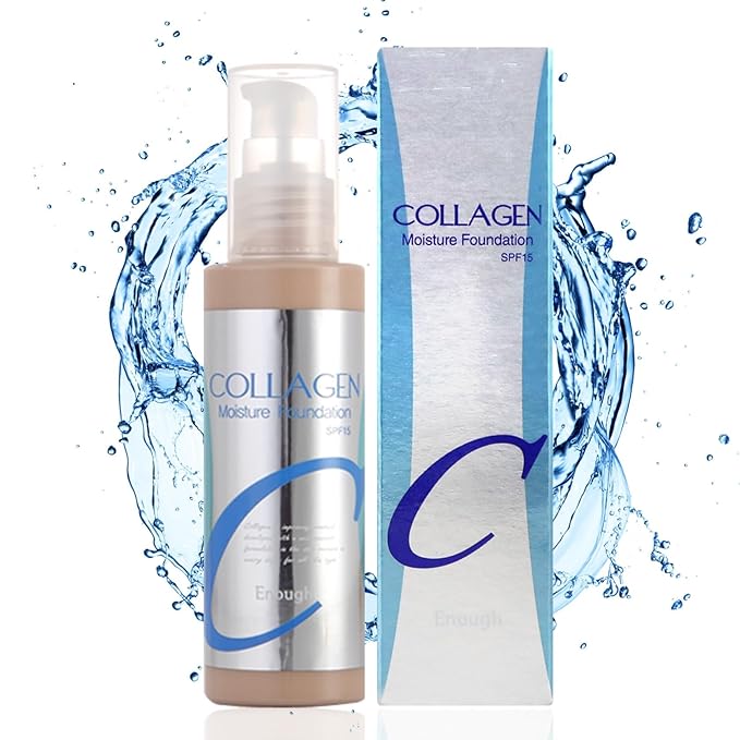 Enough Collagen, Moisture Foundation, SPF 15, 13, 3.38 oz () 100 ml