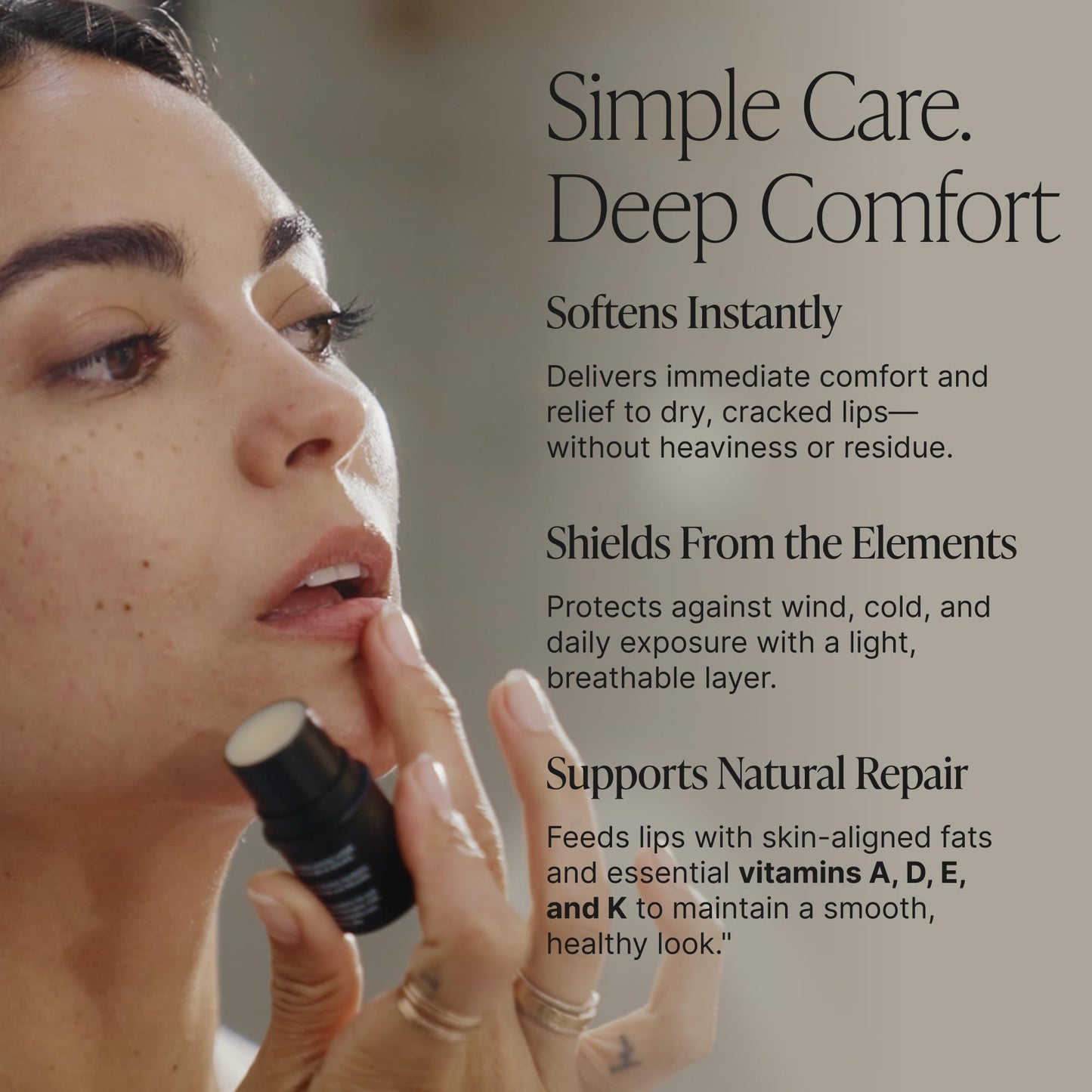 TALOVA - Peppermint Grass-Fed Tallow Lip Balm, Lip Sleeping Mask, Overnight Moisturizer, Natural & Clean Moisturizing Lip Balm w/Vitamins A, D, E, & K, Nourishes & Smooths Texture, Dry & Chapped Lips