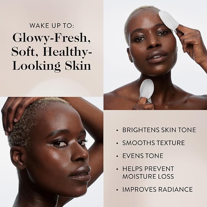 goop Beauty 15% Glycolic Acid Exfoliating Pads | Inspired by a Professional Chemical Peel | Refines & Retexturizes for Glowing Skin | Paraben and Silicone Free | 4 pack