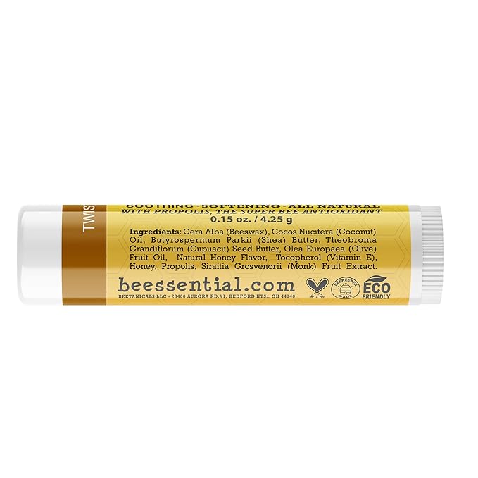 Beessential Natural Bulk Lip Balm, Honey, Gifts,