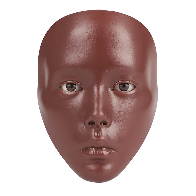 Makeup Practice Mannequin Face, 5d Reusable Silicone Makeup