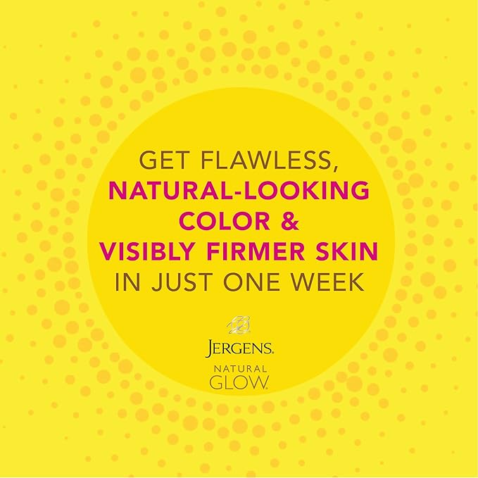 Jergens Natural Glow + Firming Daily Moisturizer Medium to Tan Skin Tones 7.5oz