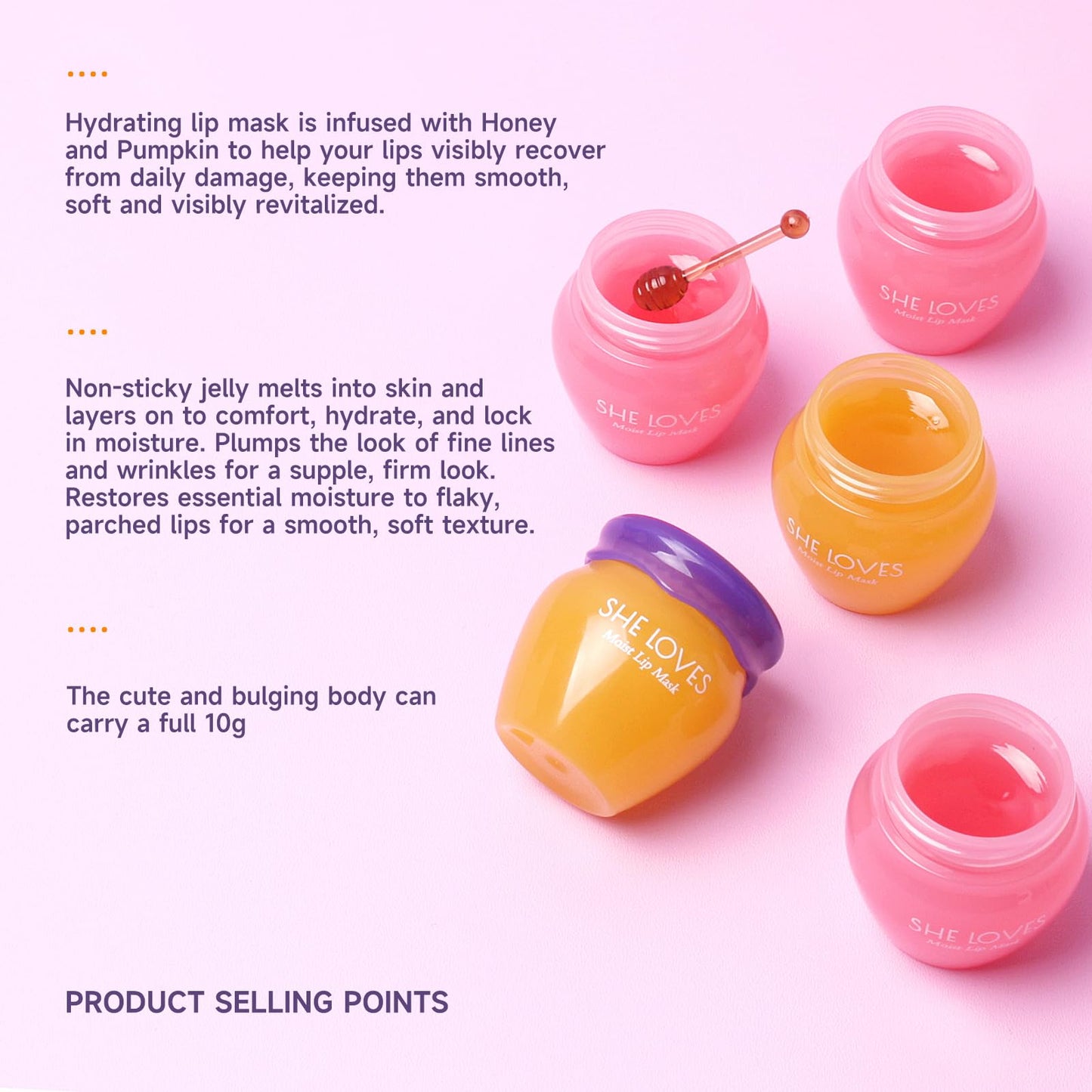 2 Bottles Sakura & Honey Lip Balm, Day & Night Repair Deep Moisture and Fade Lines, Rich in Vitamin E & Cherry Blossom Extract Beeswax Essence Natural Enhancer Care Sleeping Mask