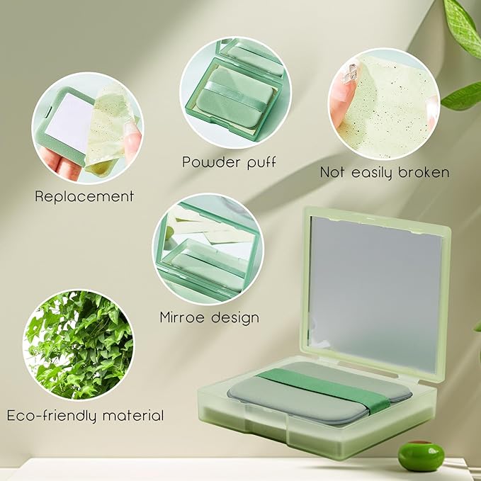 200 Oil Blotting Sheets for Face, Portable Oil Tea, 200)