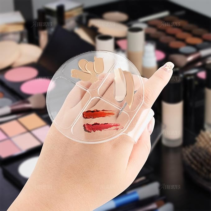 AUEAR, 2 Pack Hand Makeup Mixing Palette Handheld