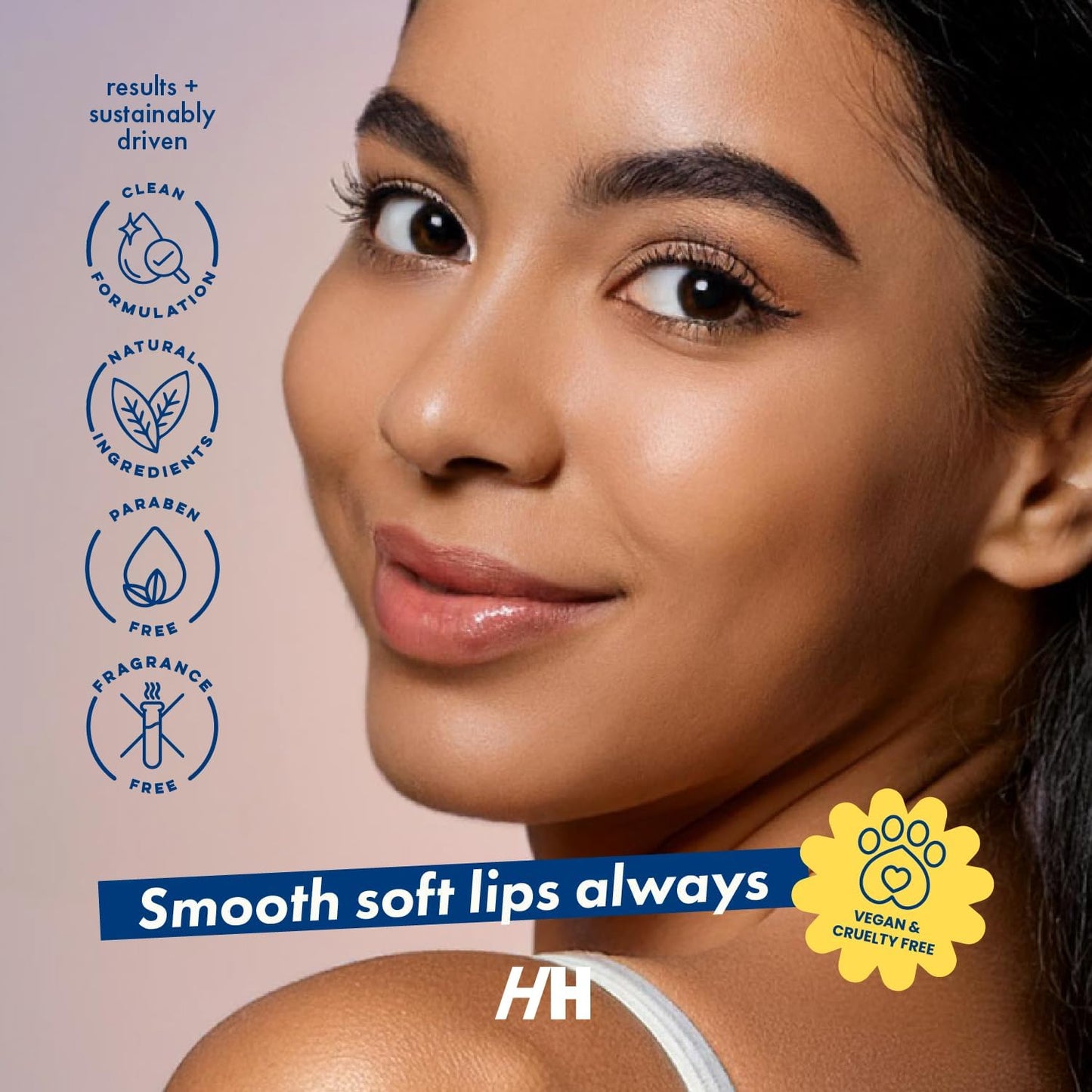 Handmade Heroes Lip Brush, Reusable Lip Exfoliator - Gentle Exfoliant, Use with Sugar Lip Polish and Lip Exfoliator Scrubber for Chapped and Dry Lips 2pc