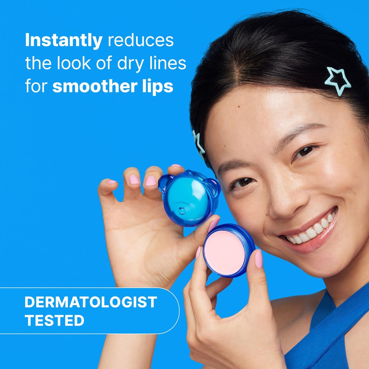 Dr.Jart+ Vital Hydra Solution Jelly Bear Korean Lip Mask with Hyaluronic Acid, Clear and Fragrance Free | Korean Skin Care, 0.67 Fl Oz