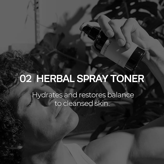 HommeFace Daily Trio Skin Care Set for Men, 3-Step Routine