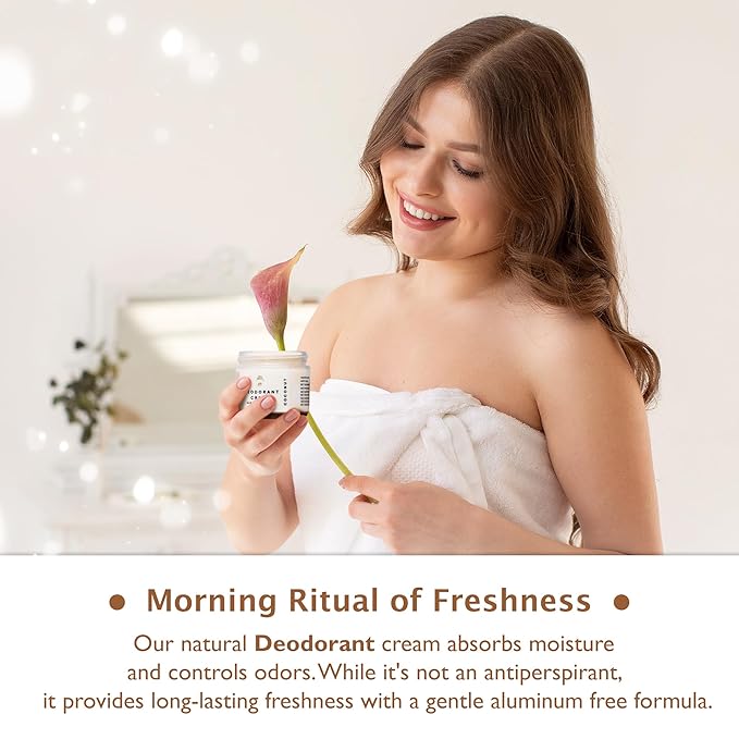 ECO ROOTS Natural Deodorant for Women & Men | Organic Deodorant Cream Non Aluminum | Baking Soda Free Healthy Deoderant for Body & Private Parts | All Vegan Pit Paste Zero Sweat | Coconut Scent