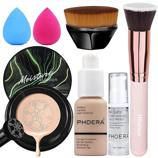 Hilareco PHOERA Foundation,Mushroom Head Air Cushion CC Cream Ivory CC)