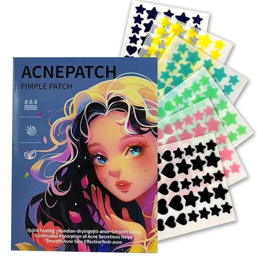 Pimple Patches Pimple Patches Midnight Magic，Salicylic Acid & Tea essential oil - Pimple Patches for Face, Hydrocolloid Acne Patch, Cute Face Stickers, Zit Patch（216pc）