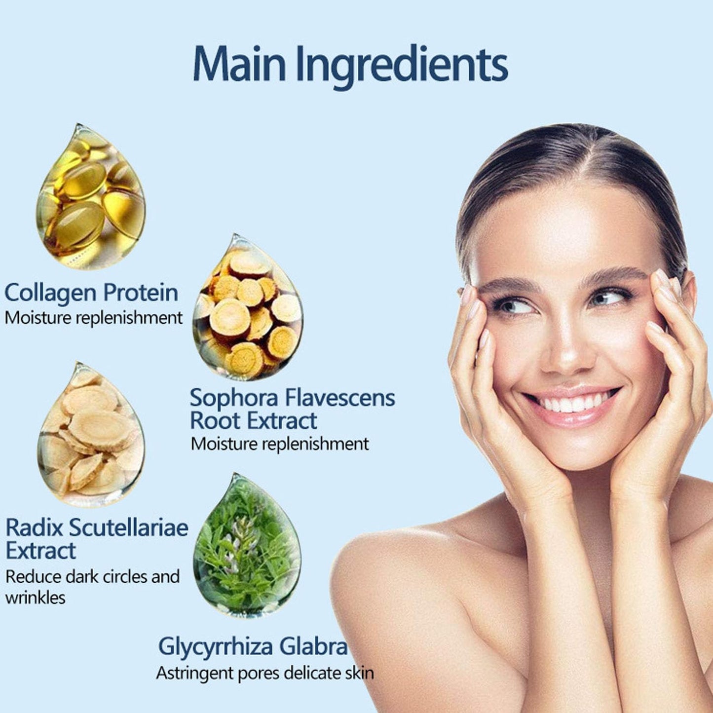 Blopuivo 32 Pairs Lip Masks with Eye Mask, 24K Collagen Under Eye Patches for Dark Circles and Puffy Eyes, Reduce Lip Wrinkles, Anti Chapped & Remove Lip Dead Skin, Nourishes the Lip & Eye Skin (32)