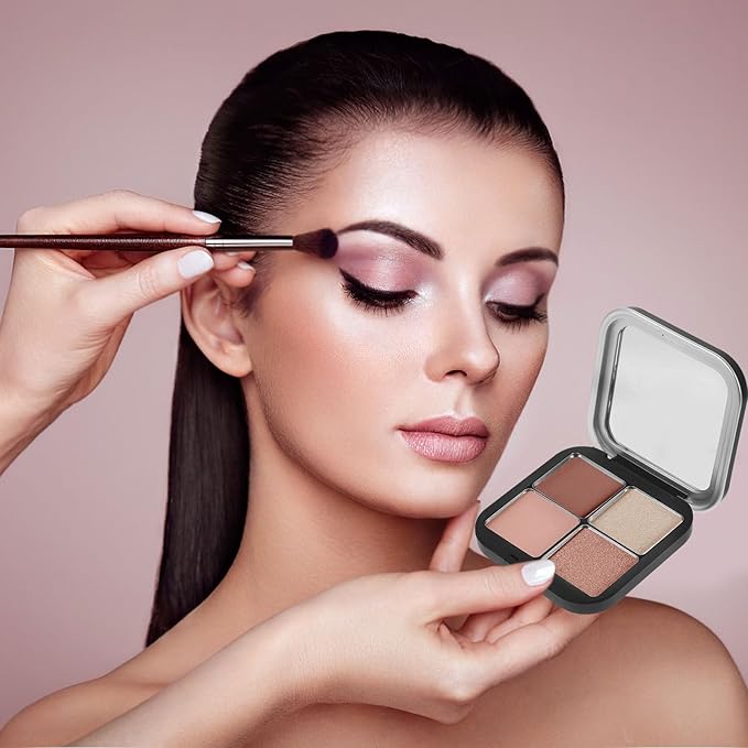 Blush Pallet Makeup 2pcs Empty Magnetic Eyeshadow Palette,