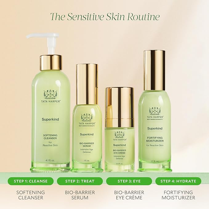 Tata Harper Superkind Softening Cleanser, Gentle Cleanser for Sensitive Skin, Hypoallergenic Skincare, Fragrance Free, Natural Skincare, Dermatologist Tested, Vegan, 125ml
