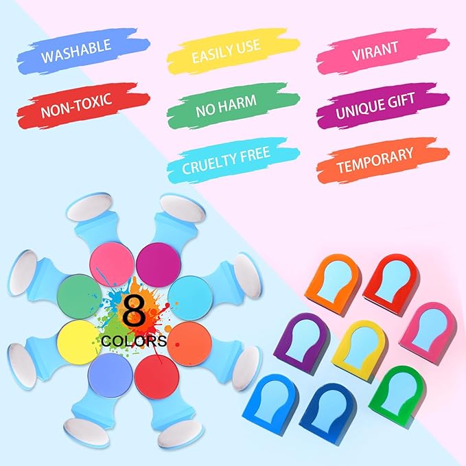 8 Colors Temporary Hair Chalk