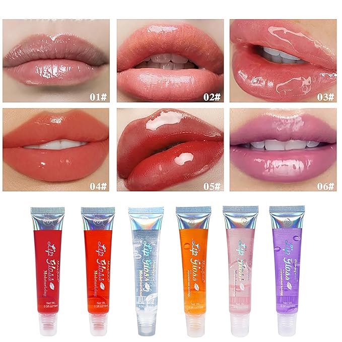 Shiny Fruit Glossy Lipgloss, Moisturizing Hydrating Plumping Liquid Lipgloss,