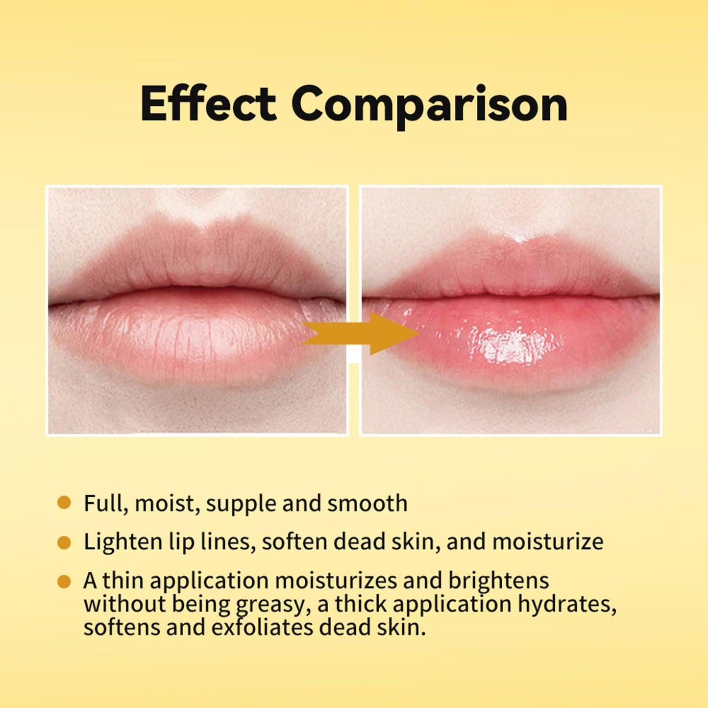 SHEEPFLY Propolis Lip Gel, Honey Lip Butter, Hydrating Overnight Lip Balm, 12hrs Long-lasting Moisture, Sanitary Twister (2 Pack)