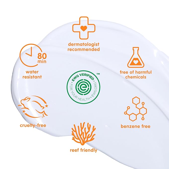 Thinkbaby Mineral Sunscreen, SPF 30 Clear Zinc Oxide Baby Sunscreen, 3 Fl Oz, Natural, Water Resistant Reef Safe Sunscreen, Broad Spectrum UVA/UVB Sun Screen for Sun Protection, Travel Size