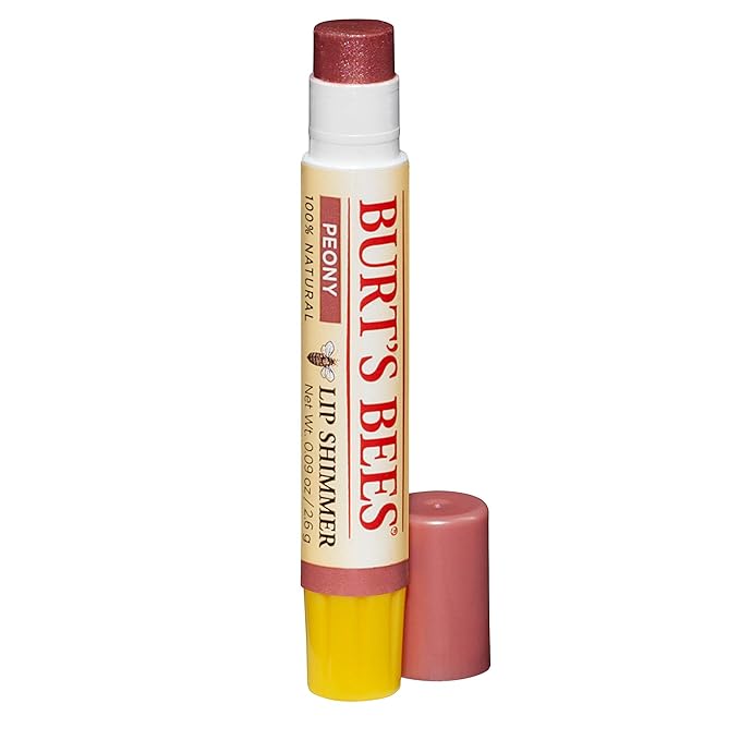 Burt's Bee's Lip Shimmer, Peony - 0.09 Ounces