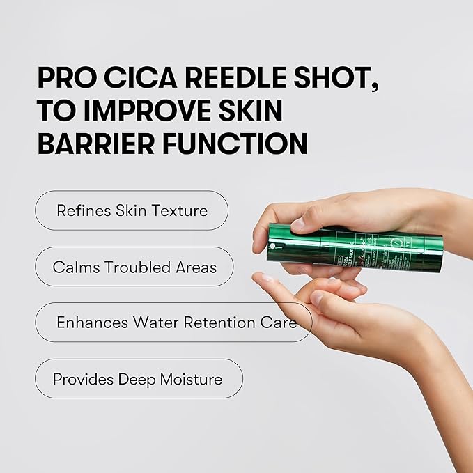 VT COSMETICS Pro Cica Reedle Shot 100, Centella Asiatica Microneedling Serum, Cica Exosome, Soothing, Hyaluronic Acid, Soft Skin, Glass Skin, Korean Skin Booster 1.69 Fl Oz.(50ml)