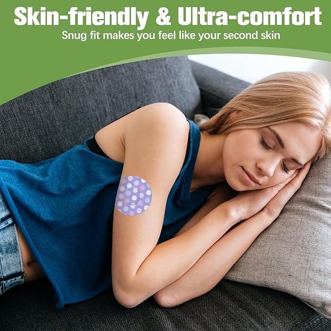 G7 Over Patches 20 Pack Waterproof Adhesive Patch for Dexcom G7 & Stelo CGM Tape Non-Glue Central Stelo Overpatch Hypoallergenic & Latex-Free Long Stay for 15 Days